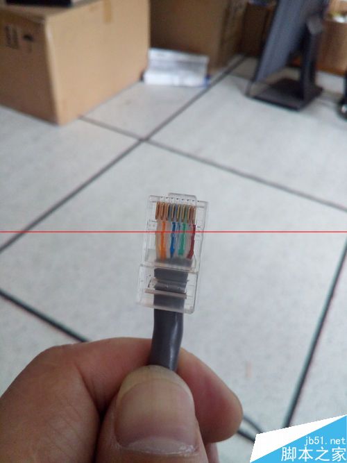 568b网线接法全程图解